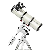 Omegon Teleskop Advanced 150/750 EQ-320 | Spiegelteleskop für Einsteiger | 2' Profi-Okularauszug, lichtstark für Sonnensystem & Deep-Sky | EQ-320 Montierung mit Alustativ | Inkl. Zubehör