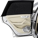 Sonnenschutz Auto Baby, PEMOTech Sonnenschutz Auto (2 Stück) Kinder Doppelseitiges UV Schutz Autofenster, Reduziert Wärme und UV-Strahlung,für 95% der Autos, großes Auto,Golf,SUV