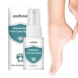 Joberio Fußspray Geruchsbeseitigungsspray - Befeuchtet und heilt die Füße 60 ml Pflanzenformel-Spray - Entfernungs-Peeling-Pflege, hält frisch und trocken, geruchshemmende und schnelle Desodorierung
