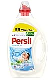 Persil Sensitive Gel (2 x 53 Waschladungen), ECARF-zertifiziertes Sensitive Waschmittel für Allergiker und sensible Haut, duftet nach Aloe Vera & natürlicher Seife, 20 °C - 95 °C