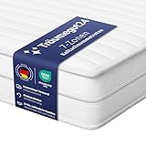 Träumegut24 AquaFlex 7-Zonen Matratze 140x200 cm | H2&H3 | Ergonomische Kaltschaummatratze | Hypoallergen & Antibakteriell | Bezug abnehmbar & waschbar | Oeko-TEX® | (16cm, 140 x 200 cm)