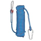 10mm Seil, Mehrzweck-Seil, Langlebige Outdoor-Kordel für Camping, Wandern, Outdoor-Abenteuer, Bootfahren, Angeln, Heimwerkerarbeiten und Heimprojekte (Blau, 10m)