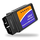smtfcty OBD 2 Diagnosegerät Auto Adapter WiFi OBD Diagnosegerät kompatibel mit iOS, iPhone, iPad und Android,OBD 2 Bluetooth Adapter OBD Auto Diagnosegerät für Alle OBD 2 Protokoll Fahrzeug