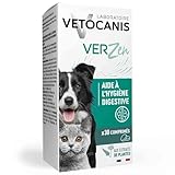 VETOCANIS AnimoConcept Vetocanis - Tabletten gegen Hunde- und Katzenwürmer - Pflanzenextrakte - Fleischaroma 1 x 30 Stücke