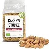 BODE NATURKOST – Cashew-Bruch BIO 1kg - Mild-nussiger Bio Cashewbruch. Cashewkerne perfekt zum Kochen, Backen oder für Müslis, Salate & Desserts. Vegane Cashewnüsse