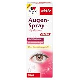 Doppelherz Augen-Spray Hyaluron Fresh - zur Linderung mittelschwerer Symptome des trockenen Auges - konservierungsmittelfrei - 10 ml