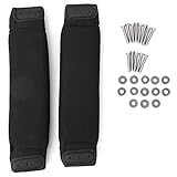 Nimomo 2 Stück Surfbrett-Fußschlaufen, schwarz, Kiteboard-Fußschlaufen, Ersatz für Kite-Surfbrett-Drachen, geeignet für Outdoor-Spaß, Kitesurfen