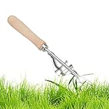 Unkrautvernichter - Wurzelentfernungswerkzeug - Manuelles Unkrautbekämpfungswerkzeug aus Edelstahl für Garten Rasen Hof Bauernhof Terrasse Geeignet Für Männer Und Frauen