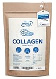 Collagen Pulver 1 KG - Bioaktives Kollagen Hydrolysat Peptide I Eiweiß-Pulver Geschmacksneutral I Wehle Sports Made in Germany Kollagen Typ 1, 2 & 3 Lift Drink 1000g