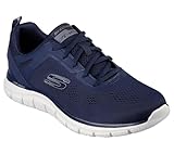 Skechers Herren Track BROADER Sneakers,Sports Shoes, Marineblau, 44 EU