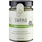 SweMa Bio Frische Gemüsebrühe klassisch für 12 Liter, 73% Gemüse, Steinsalz, Gewürze (2 x 320 gr)