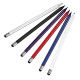 NUOBESTY 6 Stück Teiliges Stylus Pen Kapazitiver Stift für Tablets und Smartphones Präzise Touchscreen Bedienung Vielseitig Nutzbar Leicht Tragbar Kompatibel mit Allen Gängigen Geräten
