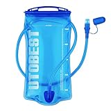 UTOBEST Trinkblase 1L/1,5L/2L/3L Wasserblase für Trinkrucksack, BPA-frei Auslaufsicher Wasserreservoir für Laufen, Wandern, Radfahren