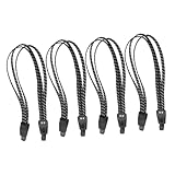 Gatuida 4 Stück Elastische Gepäckspanner mit Verstellbaren Schnallen Wetterfester Multifunktions Spannriemen für Fahrrad Mountainbike Outdoor Kompakt und Widerstandsfähig für Vielseitigen