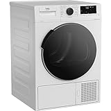 Beko DHC946GX b300 Wärmepumpentrockner, Wäschetrockner, 9 kg, Frontlader, AquaWave Schontrommel, Hygiene Trocknen & Hygiene Auffrischen, 15 Programme, Weiß