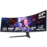 Gawfolk 49 Zoll Ultrawide Curved 165Hz Gaming Computer Monitor