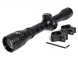 SUTTER Zielfernrohr 4x32 - Absehen: Duplex 30/30 - Montagen für 11mm Prismenschienen - Zieloptik für Jagd und Softair