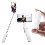 yAyusi Ausziehbarer Mini-Selfie-Stick, Tragbarer Selfie-Stick im Taschenformat mit Fernbedienung, Kompakter Handyhalterung Stand mit Telefonhalter für Vlog/Videoaufzeichnung/Live-Streaming/Reisen