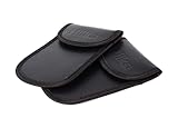 Hilka 83210503 Diebstahlschutz-Autoschlüssel-Signalblocker Faraday-Tasche, Schwarz, 2 Stück