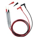 KAIWEETS Silikon-Messleitungen Multimeter-Sonden 48-Zoll-Silikonkabel Vergoldete Spitzen CAT III 1000V & CAT IV 600V 20A Kompatibel mit Digitalmultimetern & Zangenmessgeräten - KET20