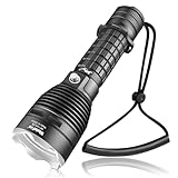 WholeFire LED Tauchlampe IPX8 Wasserdichte 6000 Lumen Tauchen Taschenlampe 3 Modi Wiederaufladbare Unterwasser Taschenlampe zum Tauchen Schwimmen Wandern