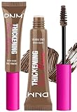 EOGRFW Wimperntusche,Mascara Wasserfest Schwarz,Wimperntusche für Länge und Volumen,Eyelash Mascara,Langlebig Natürlich Augen Make-up Not Blooming,Augenbrauen-Mascara (Braun)