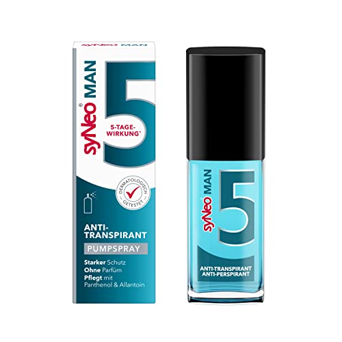 syNeo 5 Antitranspirant MAN Pumpspray für Herren, Anti Schweiß Deo für Männer gegen starkes Schwitzen, Anti Transpirant Antiperspirant Men Spray, 1er Pack (1 x 30 ml)