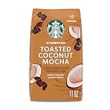 Starbucks Gemahlener Kaffee, gerösteter Kokosnuss-Mokka, natürlich aromatisierter Kaffee, 100 % Arabica, limitierte Auflage, 1 Beutel (325 ml)