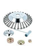 vhbw Unkrautbürste kompatibel mit AL-KO BC301 Gartengerät, Freischneider - Mit Zubehör-Set