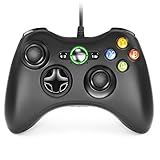 Dhaose Controller für Xbox 360, Gamepad Joystick mit Kabel, USB Gamepad Wired Controller, PC Wired Joypad Game Controller, Ergonomisches Design Game Controller unterstützen Xbox 360 PC Windows 7/8/10