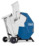 Scheppach Wippkreissäge HS730 | 400V 5000W | 700mm HW-Sägeblatt | Schnittlänge 250-1000mm | Schnitt-Ø 30-250mm | mit Sicherheits Schutzklappe | inkl. Fahrvorrichtung | Wippsäge Brennholzsäge