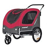 Doggyhut Original Large Fahrradanhänger & Hundebuggy 2 in 1 für Hunden bis 35kg Hundeanhänger Jogger Hundewagen mit Feststellbremse Tiggo 80405