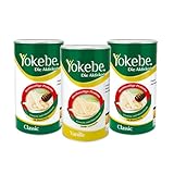 Yokebe Paket - 2x Classic 500 g + 1x Vanille 500g - Diätshakes zur Gewichtsabnahme - Diät-Drinks mit Proteinen und wertvollen Inhaltsstoffen