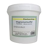 Epsom Salz 5kg - Bittersalz - Magnesiumsulfat - in Pharmaqualität (reiner als Lebensmittelqualität) - Badesalz für Magnesiumbäder