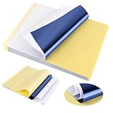 MXTIMWAN 50 Blatt Tattoo Transferpapier Papier, 30 * 21cm A4 Tattoo Thermoschablonenpapier Transferfolie Papier Stencil Papier Transferpapier Tätowierungen Graphitpapier (B)