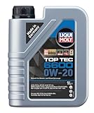 LIQUI MOLY Top Tec 6600 0W-20 | 1 L | Synthesetechnologie Motoröl | Art.-Nr.: 21440, farblos