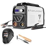 STAHLWERK Schweißgerät Vollausstattung ARC 160 MD Inverter - kompakt & leicht, MMA, E-Hand, Lift-TIG Inverter 160 A, IGBT Single-Board, Smartkühlung, Überhitzungsschutz, aufrüstbar zum WIG-Schweißen