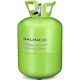 Balinco Helium Gasflasche, 0.42 m³ Helium, Ballongas für bis zu 50 Ballons, Helium Balloon Gas, Heliumflasche, Gas für Luftballons, Heliumgas, Luftballongas