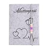 Premium Filz Ausweistasche, Hochwertiger Filz, Geeignet Für Alle Arten Von Karten, Handytaschen, Geldbörsen(Grau)