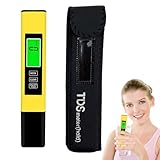 Digitales Tds-Messgerät – Tragbarer Wassertester | Präziser Wasserqualitätsprüfer | 3-In-1-Tds-Ec-Temperaturmessgerät, Ideal Für Trinkwasser, Aquarium, Pooltests, Wassertester Mit Szenario