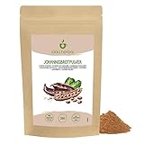 Carobpulver 500g, Johannisbrotschoten getrocknet und gemahlen, natürlicher Süßstoff für Gebäck, Desserts, Carob Schokolade, Johannisbrotmehl, Johannisbrotpulver Dunkel