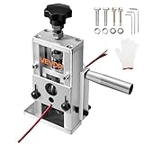 VEVOR Manuelle Kabelschälmaschine, 1,5–25mm, Kupferabisolierer mit Handkurbel/Bohrmaschine, 64Mn gehärtete Klingen, 45# Stahlrollen, Drahtschäler mit Rahmen aus Aluminiumlegierung