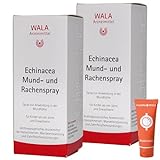 Echinacea Mund- und Rachenspray 2 x 50 ml von Wala I bei Halsschmerzen und Entzündungen im Mund- und Rachenraum I Sparset mit Pharma Perle give-away