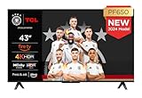 TCL 43PF650 43-Zoll 4K Ultra HD, HDR TV, Smart LED Fire TV (Dolby Vision, Dolby Atmos, DTS, HDR 10, Alexa integriert, Airplay2, Miracast)