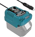 TEPULAS Auto Mini Ladegerät für Makita 18V, Tragbares Fahrzeugladegerät Ersatz für Makita 18V mit Zigarettensteuerplug (Keine Batterie)