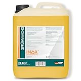 INOX® - Premium Sprühwachs 5L Kanister mit sofort Abperleffekt | Spray Wax Autopflege Versiegelung | Lackpflege und Sprühversiegelung | Glanz & Schutz für alle Lacke
