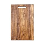 GRUGOODS 15' x 10' x 0.6' Natürliches Akazienholz Schneidebrett für Küche Reversible Butcher Block Holzschneidebrett mit Griff für Gemüse Fleisch Obst Käse und Charcuterie
