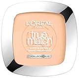 L'Oréal Paris Puder Make up, Mattierendes Kompaktpuder mit LSF 8, Inkl. Spiegel und Schwamm, True Match Puder, Nr. 1.R, 9 g