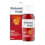 Chlorhexamed Fluid mundspülung 0,1%, Mundwasser mit Chlorhexidin, 200 ml, bei bakteriell bedingten Entzündungen des Zahnfleischs und der Mundschleimhaut