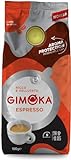 Gimoka – Kaffeebohnen – 1 kg – ESPRESSO Mischung – mittlere Röstung – Intensität 9 – mit wiederverschließbarem Deckel – hergestellt in Italien – 1kg Packung